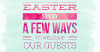 Lead Image for the Easter Sunday: A few simple ways to welcome our guest blog post